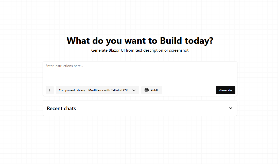 Instruct UI product screenshot